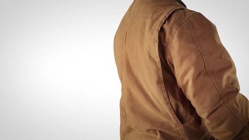 Gravel Gear Men's Washed Duck Insulated Chore Coat - image 8 from the video