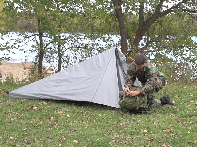 HQ ISSUE™ Single Pole Backpack Tent - image 2 from the video