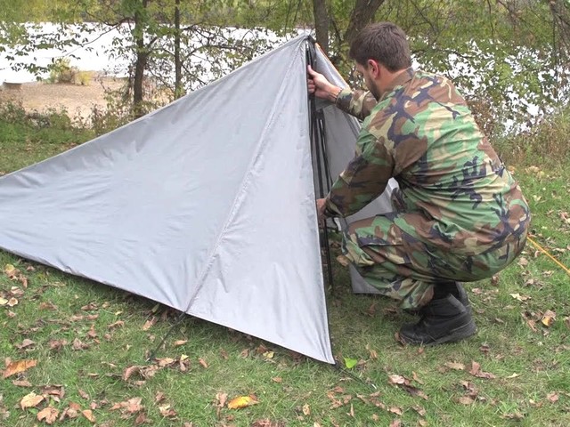 HQ ISSUE™ Single Pole Backpack Tent - image 4 from the video