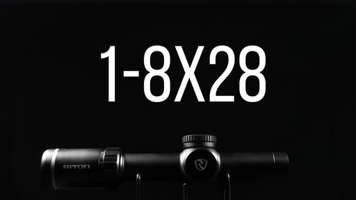 Riton X7 Tactix 1-8x28mm Rifle Scope CM1 Illuminated Reticle - image 1 from the video
