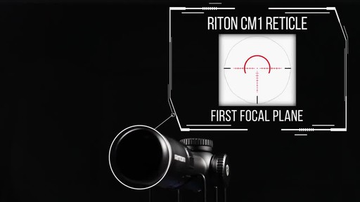 Riton X7 Tactix 1-8x28mm Rifle Scope CM1 Illuminated Reticle - image 5 from the video