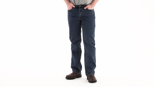 Guide Gear Men's 5 Pocket Classic Fit Jeans 360 View - image 10 from the video