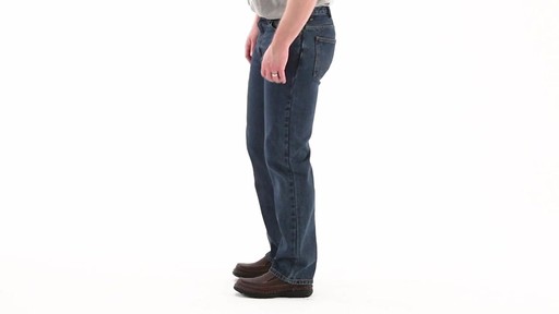 Guide Gear Men's 5 Pocket Classic Fit Jeans 360 View - image 7 from the video