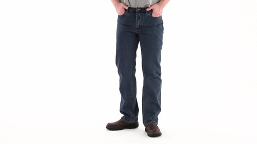 Guide Gear Men's 5 Pocket Classic Fit Jeans 360 View - image 9 from the video