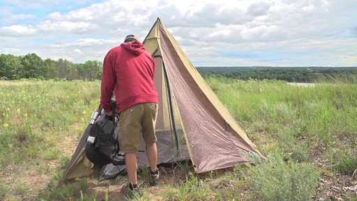 Guide Gear? Backpacking Teepee Tent - image 9 from the video