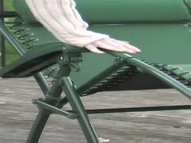 Guide Gear&reg; Deluxe Sportsman's Lounger Green - image 3 from the video