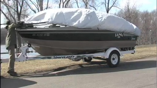 Stearns&reg; Silver - tech Polyester Boat Cover - image 6 from the video