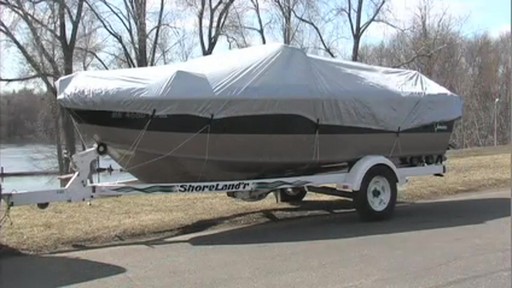 Stearns&reg; Silver - tech Polyester Boat Cover - image 9 from the video