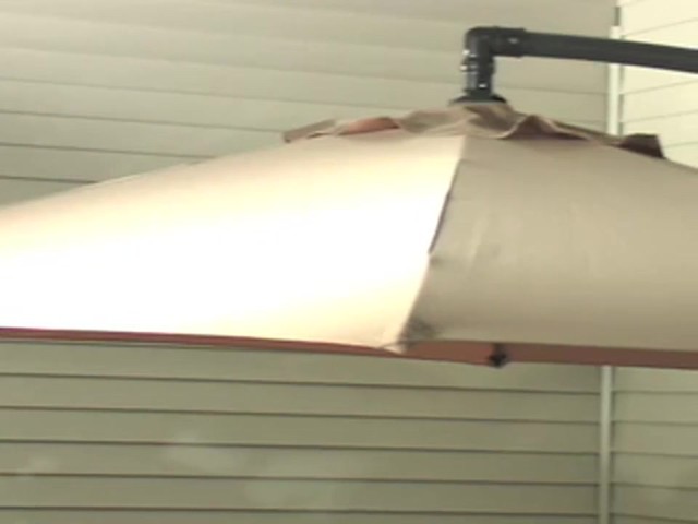 10' Cantilevered Patio Umbrella - image 2 from the video