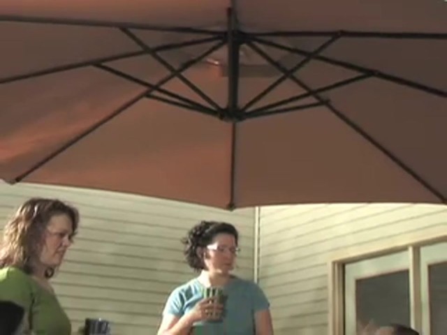 10' Cantilevered Patio Umbrella - image 3 from the video