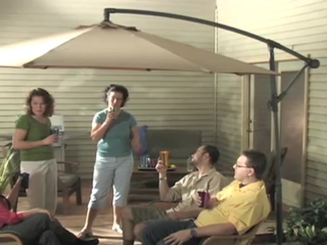 10' Cantilevered Patio Umbrella - image 6 from the video