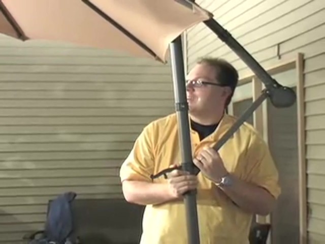 10' Cantilevered Patio Umbrella - image 8 from the video
