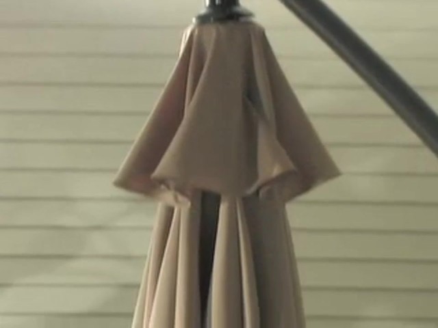 10' Cantilevered Patio Umbrella - image 9 from the video