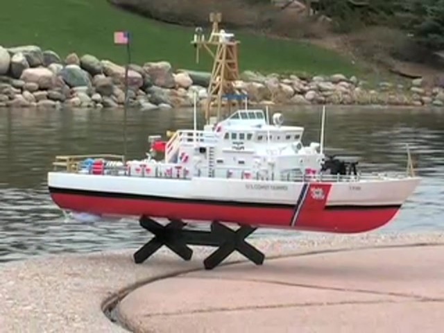 Radio-controlled U.S. Coast Guard Replica Boat  - image 1 from the video