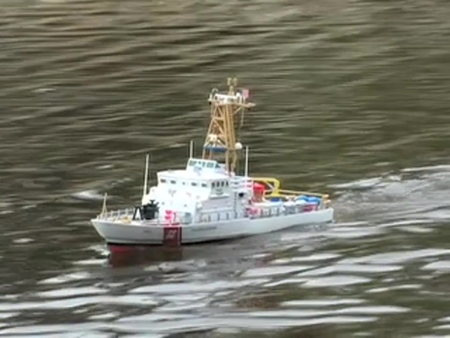 Radio-controlled U.S. Coast Guard Replica Boat  - image 5 from the video