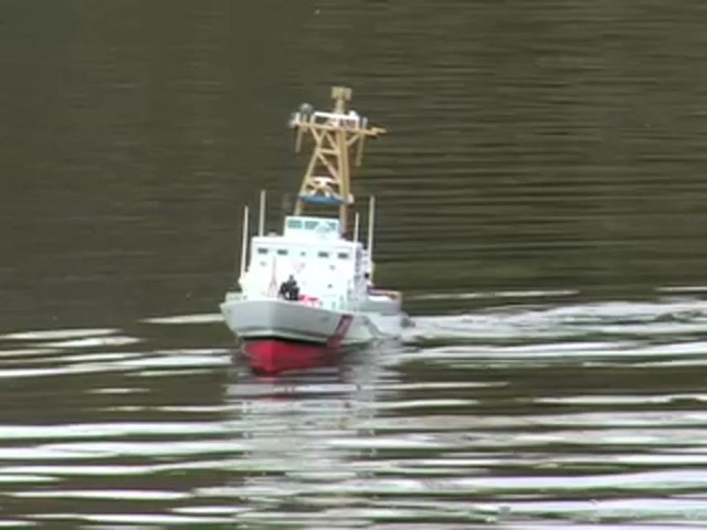 Radio-controlled U.S. Coast Guard Replica Boat  - image 6 from the video