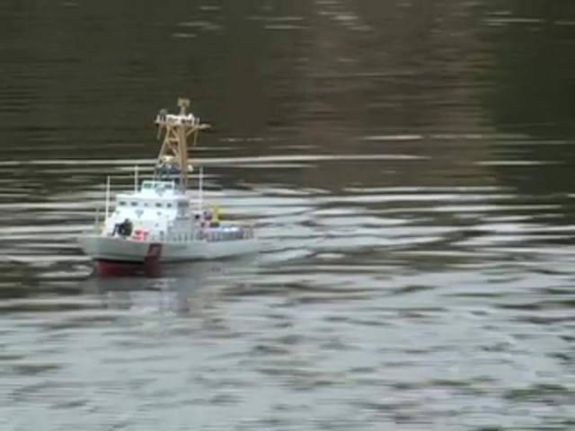 Radio-controlled U.S. Coast Guard Replica Boat  - image 7 from the video