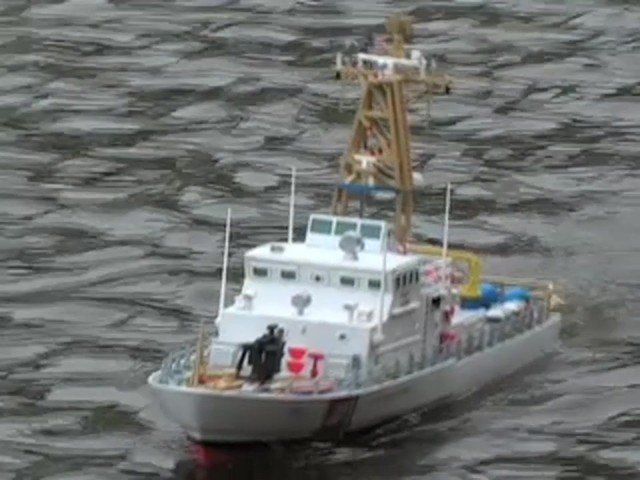 Radio-controlled U.S. Coast Guard Replica Boat  - image 9 from the video