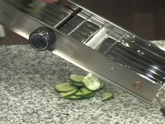 MIU France&reg; Professional Stainless Steel Mandoline  - image 9 from the video