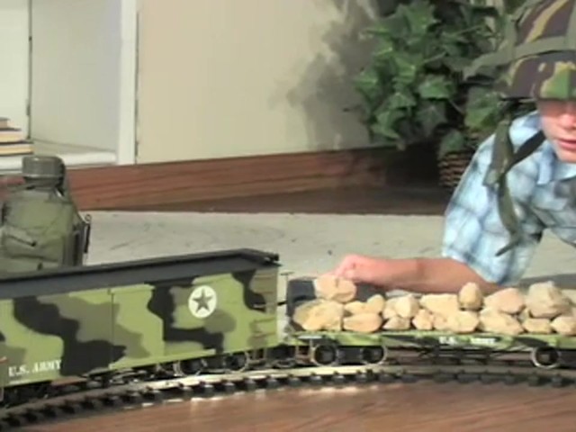 U.S. Army Limited Edition G - Scale Train Set - image 3 from the video