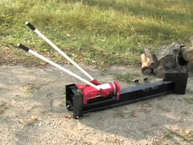 10 - ton Hydraulic Log Splitter - image 2 from the video