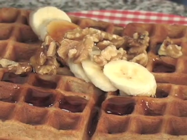 CucinaPro&#153; Professional Belgian Flip Waffle Maker - image 8 from the video