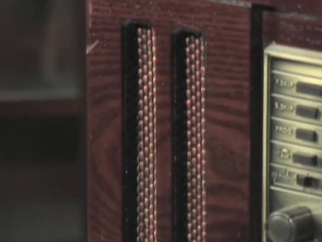 Crosley Mission - Style Stack - O - Matic&#153; 4 - in - 1 Stereo Center Cherry - image 6 from the video