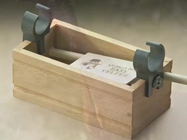 Quaker Boy Gun Mount Yelper Wooden Friction Call  - image 4 from the video