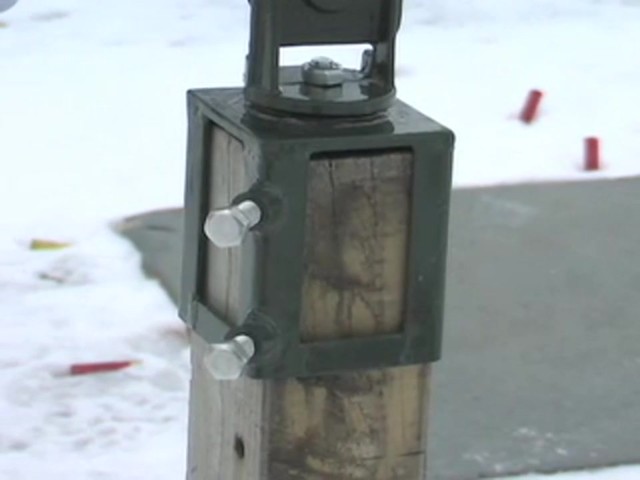 Do - All Traps&reg; Full Cock Post Mount Trap Thrower  - image 3 from the video