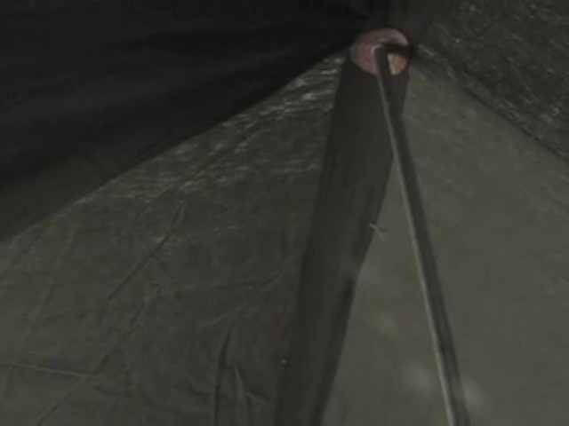 Used Russian Military 8x18' Canvas Tent Olive Drab - image 6 from the video