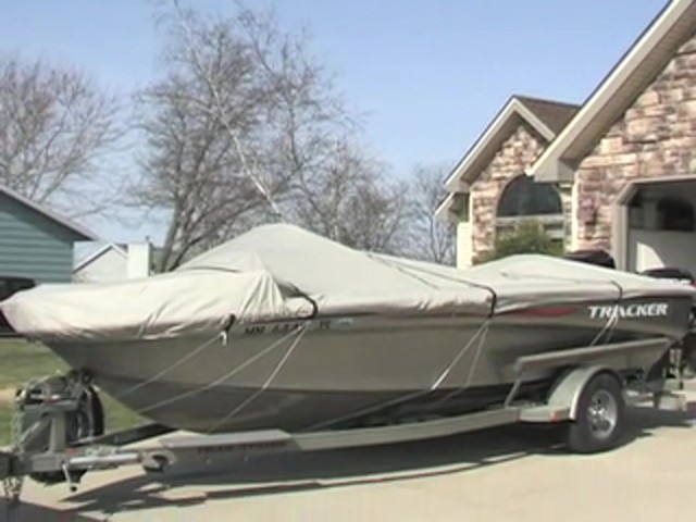 Stearns&reg; Weatherproof&#153; Canvas Boat Cover - image 1 from the video