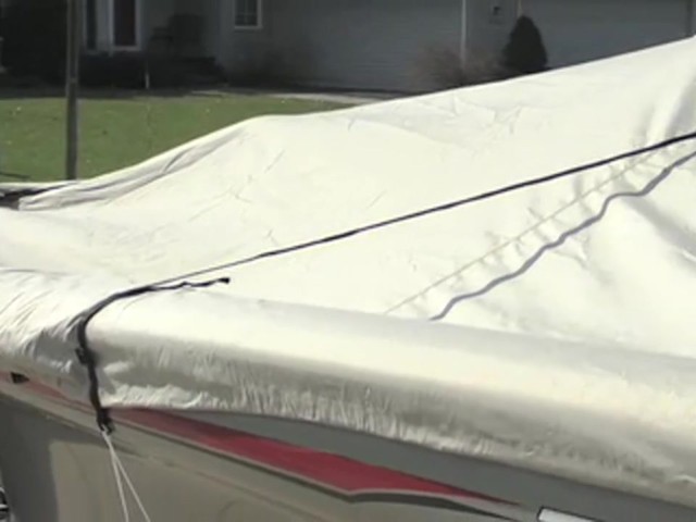 Stearns&reg; Weatherproof&#153; Canvas Boat Cover - image 10 from the video