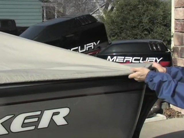 Stearns&reg; Weatherproof&#153; Canvas Boat Cover - image 3 from the video