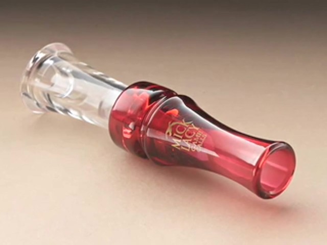 Mick Lacy&reg; Dynamic Duo Double Reed Duck Call Burgundy - image 2 from the video