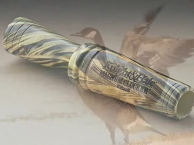 Knight and Hale&reg; Magnum Clucker Canada Goose Call - image 4 from the video