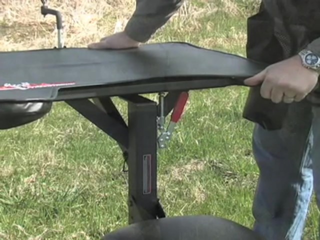 Big Game&reg; Swivel Action Shooting Bench Black - image 3 from the video
