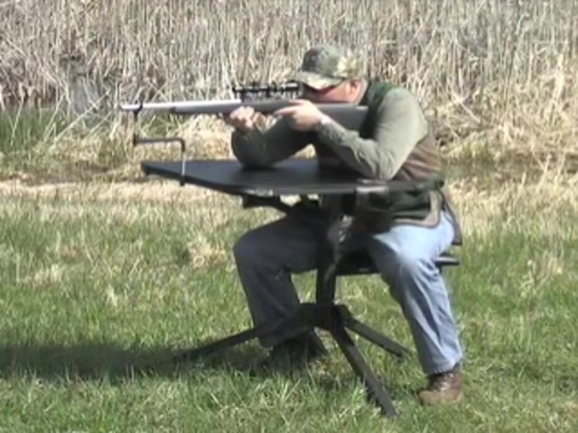 Big Game&reg; Swivel Action Shooting Bench Black - image 4 from the video