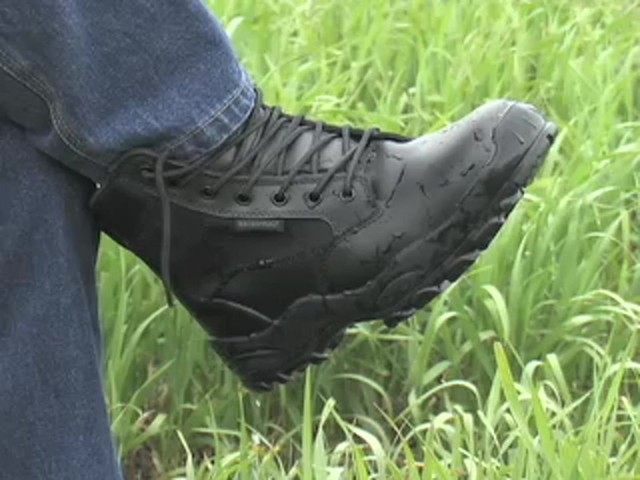 Men's Guide Gear&reg; 8&quot; Waterproof Side - zip Duty Boots - image 8 from the video