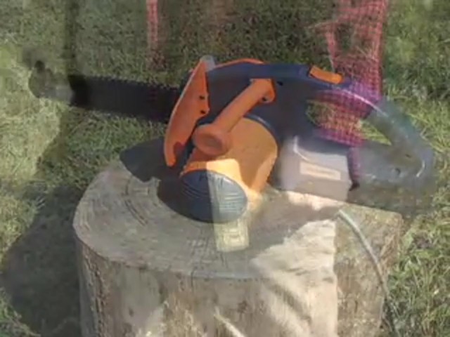 Cordless Electric Chainsaw - image 1 from the video