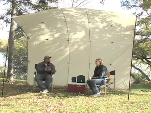 12x12' Sportsman's Tarp White - image 1 from the video