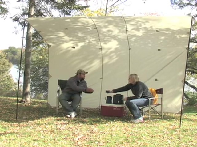 12x12' Sportsman's Tarp White - image 3 from the video