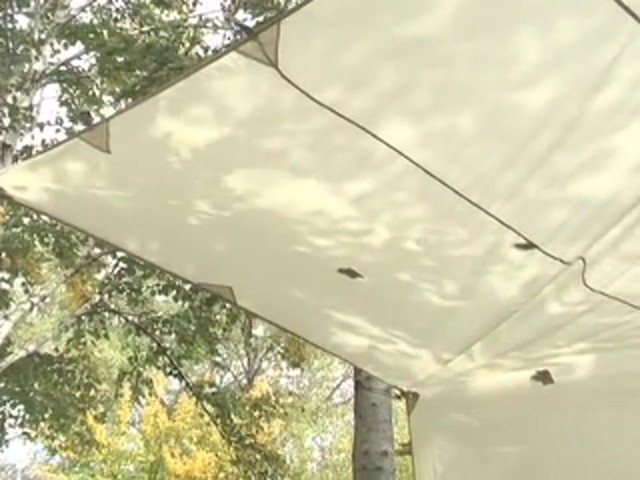 12x12' Sportsman's Tarp White - image 9 from the video