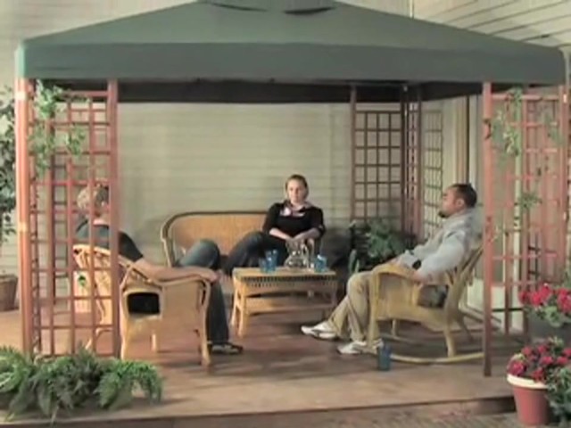 10x10' Wood Gazebo - image 9 from the video