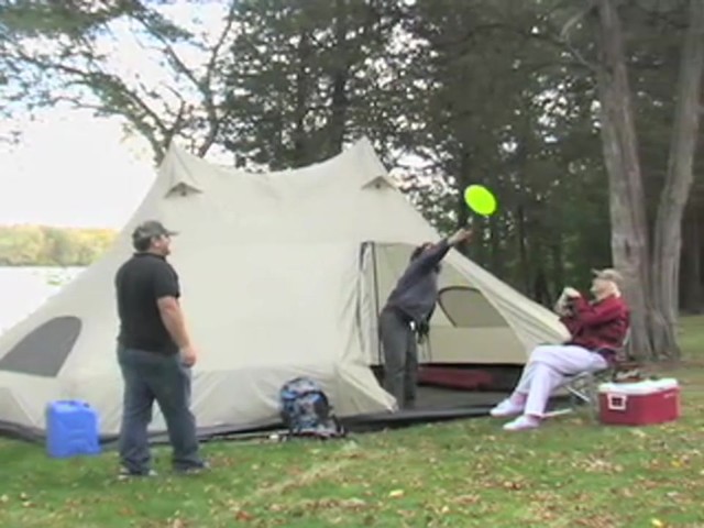 Guide Gear&reg; Double - pole Wigwam Tent - image 10 from the video