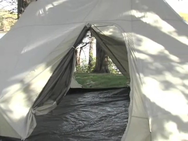 Guide Gear&reg; Double - pole Wigwam Tent - image 6 from the video