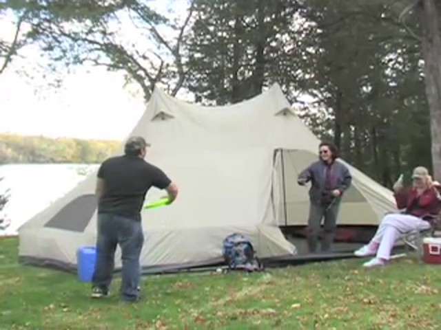 Guide Gear&reg; Double - pole Wigwam Tent - image 9 from the video