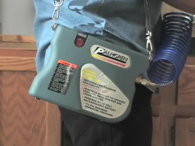Palmgren Hipshot Portable Air Compressor - image 4 from the video
