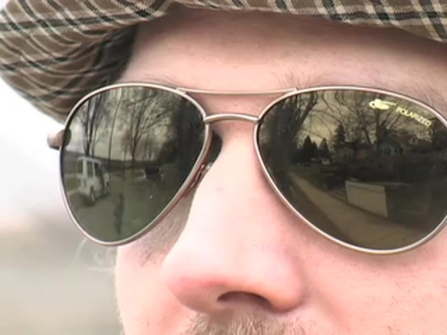 Bolle&reg; Aviator Sunglasses Gold - tone - image 5 from the video