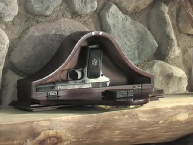 Mantle Hide - a - gun Clock Dark Oak - image 3 from the video