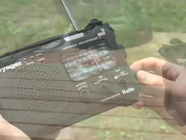 Kaito&reg; Voyager Solar Dynamo Weather Radio - image 10 from the video